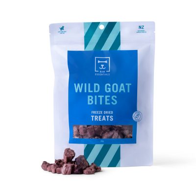 Raw Essentials Freeze Dried Wild Goat Bites PetTreats Product Shot