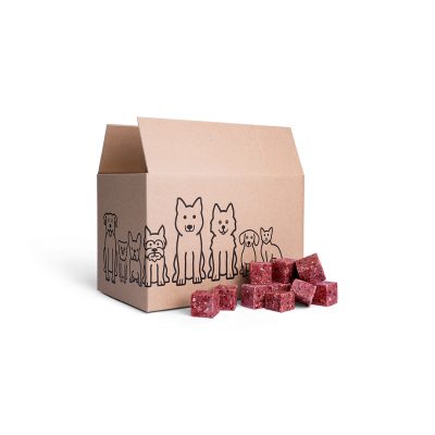 Raw Essentials Bulk 10kg Raw Dog Food Box Exterior Design