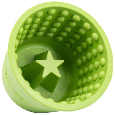 LM5301 GN R Licki Mat Yoggie Pot Green Dog 9349785005093