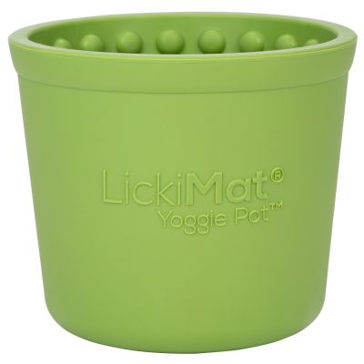 LM5301 GN R Licki Mat Yoggie Pot Green Dog 93497850050933